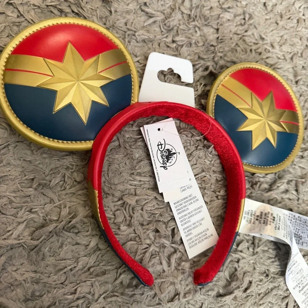Disney Parks Marvel‎ Captain Marvel Minnie Mouse Ear Higher Further Faster